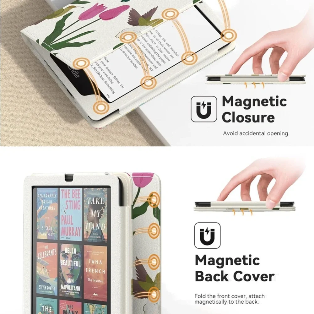 Kindle Paperwhite Case for Generations 11 and 12, 6.8 Inch and 7.0 Inch Readers